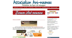 Desktop Screenshot of aninounou.fr